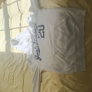 Roots Of Fight Medium White Josh Gibson Hoodie